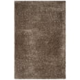thumbnail image 3 of SAFAVIEH Indie Balfour Solid Polyester Shag Area Rug, Mushroom, 4' x 6', 3 of 9