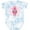 Tie Dye Blue, variant on Inktastic Robotics Girl Robot Gear Girls Baby Bodysuit