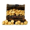 Vibrant Life Treasure Chest Aquarium Decor, Brown, 3.27" x 2.6" x 2.52"