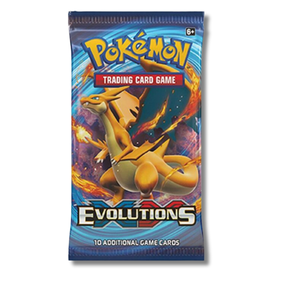 Collectible Pokemon XY Evolutions Booster Pack | Mega Charizard
