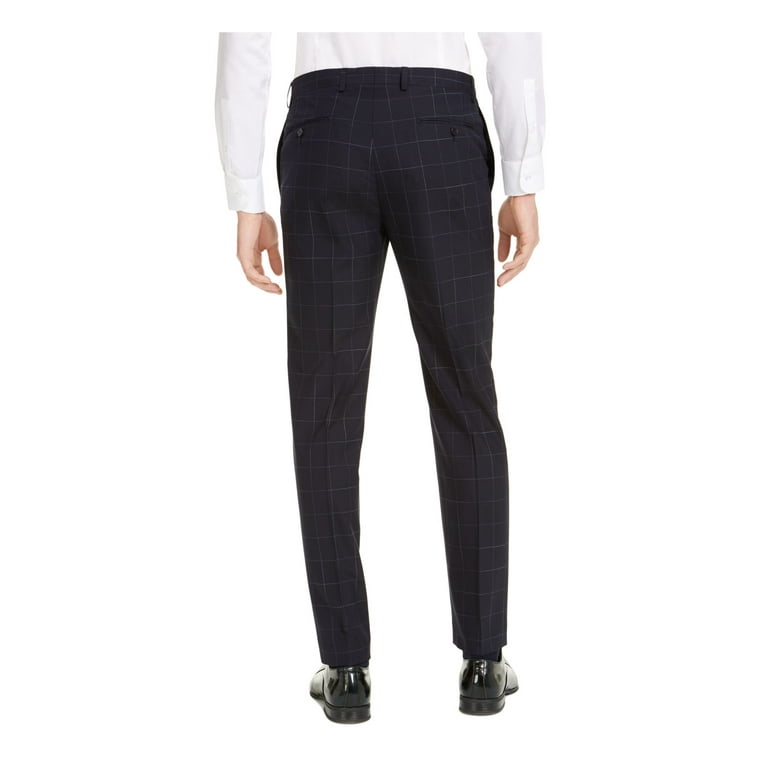 Calvin klein windowpane best sale suit
