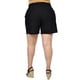 thumbnail image 3 of Short clásico de lino (talla extra), modelo 0136 (Negro) Roman Fashion SH-ELY-0136-NEGRO, 3 of 5