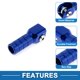 thumbnail image 3 of Pedales de cambio de motocicleta azul Unique Bargains para Suzuki RMZ, estribos cuadrados de cambio de pie de aleación de aluminio 1 Pc, 3 of 6