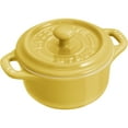thumbnail image 5 of Staub Ceramic 3-pc Mini Round Cocotte Set - Citron, 5 of 9