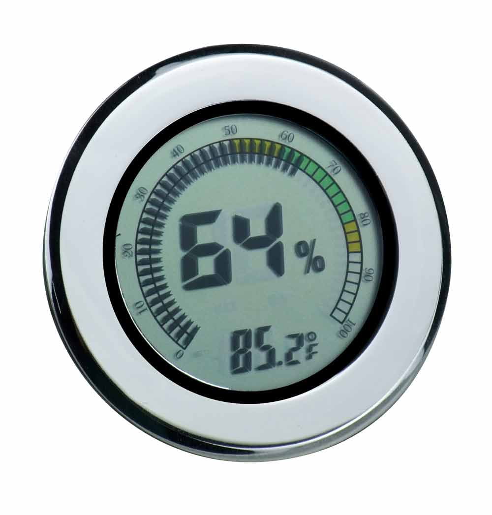 Visol Modern Circular Digital Hygrometer by Overstock