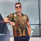 thumbnail image 4 of Balery Majestic Cosmic Lion Camisa Polo de Hombre con Estampado, de Manga Corta y Tejido Medio, Camisa Tipo Golf Polo-X-Large, 4 of 6