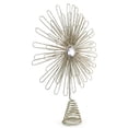 thumbnail image 2 of Ornativity Flower Sunburst Tree Topper - Christmas Glitter Holiday Starburst Decoration, 2 of 6