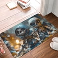 thumbnail image 6 of Bingfone Cute Skeletons Figurines Door Mat 16"x24" Front Entrance Non-Slip Low Profile Washable for Entryway, 6 of 7