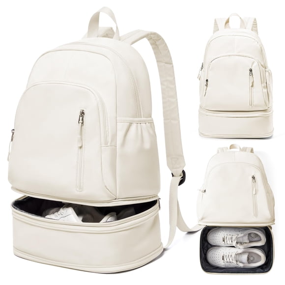 Mochila deportiva VENATIN para mujer y hombre, impermeable, color beige