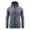 Dark Gray, variant on Stamzod UV Long Sleeve Shirt Men Summer Solid Color Zip Up Fishing Shirt for Outdoor Athletic Running with Pocket Casual Loose Plus Size Rash Guard for Men Dark Gray XXXXL