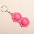 thumbnail image 4 of 2021 New Fidget Dimple Toy Keychain Pendent, Silicone Bubbles Flipping Board Toy, Stress Relief Simple Sensory Dimple Toy for Concentration Training, Hand Exercise Educational Toy for Kid Adult (#07), 4 of 8