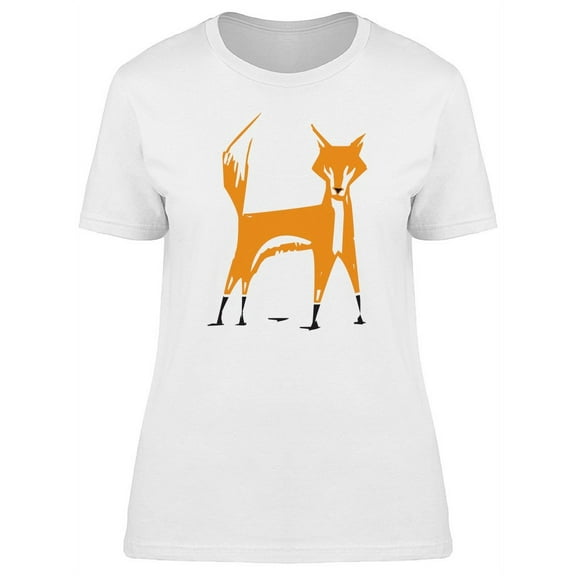 Traditional Orange Fox Tee Women's -Image by Shutterstock