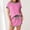 Red, variant on MAIHAN Women Shorts Sets Outfits Summer Clothing Sets Short Sleeve Sets Pant Sets Women 2 Piece Outfits for Casual and Summer Wear