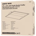 thumbnail image 5 of 2X2 Single Basket LED Troffer Fixture CCT Tunable Lumens Tunable 100-277V, 5 of 7