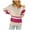 Hot Pink, variant on IROINNID Women's Zip Up Jacket Solid Color Long Sleeve Loose Sweater Coat Top Loose Splicing Coat, Hot Pink