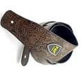 thumbnail image 3 of Durable PU Leather Strap Belt For Guitars Perform Practice Accessory - Brown, as described, 3 of 8