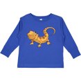 thumbnail image 3 of Inktastic Cute Smiling Bearded Dragon Boys or Girls Long Sleeve Toddler T-Shirt, 3 of 5