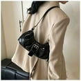 thumbnail image 6 of FENOHREFE Elegant Armpit Purse PU Leather Handbag with Buckles Ornament Shoulder Bag For Office Shopping And Casual Travel, 6 of 8