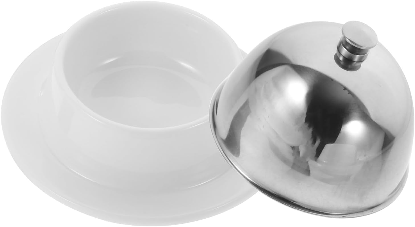 FYBTOF Ceramic Butter Dish With Lid - Butter Container for Counter Top ...