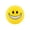 A, variant on 2026 New Verity Plush, Horror Smiley Face Plush Doll, Yellow Round Plushie, 9.84" / 3.94"