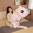 thumbnail image 5 of Peluche de dinosaurio de 90-130CM de largo, muñeco de peluche de Ángel, Animal de dibujos animados suave, almohada para novio, regalo para niña, 5 of 5