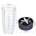 thumbnail image 4 of Juego de vasos Blender GahSelec Nutribullet 600 W 900 W 950 ml, 4 of 9