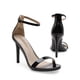 thumbnail image 3 of Sandalia DREAM PAIRS KARRIE Tacones de Aguja Florales Talla 7 Negro, 3 of 8