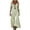 A-Light Green153, variant on Women's Aztec Maxi Dress V Neck Long-Sleeve Summer Camping Floor-Length Gown