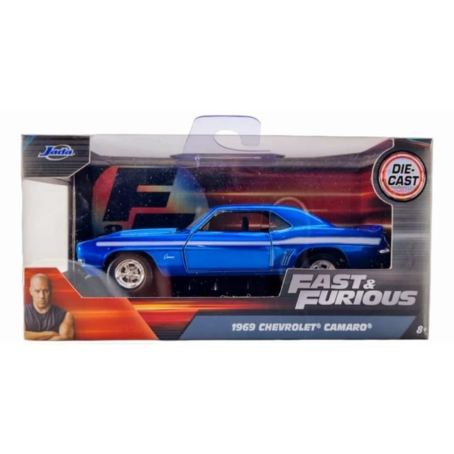 Vehículo De metal Jada Toys 1969 Chevrolet Camaro Rápido y Furioso 1:32