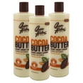 thumbnail image 1 of QUEEN HELENE Loción para manos y cuerpo con manteca de cacao, 16 oz (paquete de 3), 1 of 5