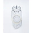 thumbnail image 2 of Transparent Clear Acrylic Airtight Jar Canister with Locking Clamp Lids 70-Ounce,Food Storage Container 11.6-Inchx3.9-Inch, 2 of 4