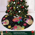 thumbnail image 6 of FMSHPON Colorful Eggs Basket Xmas Christmas Tree Skirt Stand Mat for Holiday Party Decoration Indoor Outdoor 36 inches, 6 of 6