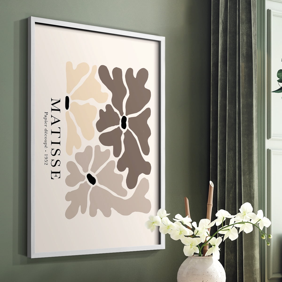 Matisse CCXLIX in Solid Wood 11 x 14 Framed Print