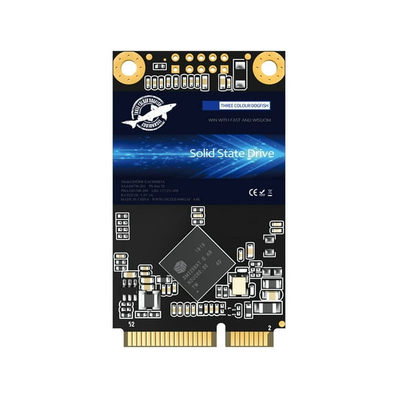 SSD mSATA 32GB Dogfish Internal Solid State Drive High Performance Hard Drive for Desktop Laptop SATAII 6Gb/s Includes SSD 16GB 32GB 60GB 64GB 120GB 128GB 240GB 250GB 480GB 500GB 1TB (32GB MSATA)