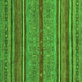 thumbnail image 1 of Ahgly Company Indoor Square Abstract Green Modern Area Rugs, 8' Square, 1 of 4