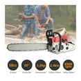thumbnail image 4 of YNCE 58CC Gas Chainsaw, 20 Inch Chain Saw with 2 Stroke Engine, Gas Power Chainsaw with Non-Slip Handle, 550ml Fuel Tanks for For Forest, Garden, Farm Tree and Wood Cutting Use, 4 of 6