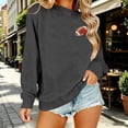 thumbnail image 6 of Weikingp Football Sweatshirts Plus Size Shirt Long Sleeve Pullover Tops Sports Fan Clothing Volleyball Sweatshirt Lightweight Sweatshirt Thin Sweatshirts for Women Loose Fit Blue XL, 6 of 6