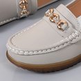 thumbnail image 3 of Zapatos para Vestir Mocasines Elegantes Planos Cuero Mujer, 3 of 8