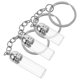 thumbnail image 4 of 3Pcs Glass Bottle Pendant Essential Oil Bottle Key Chain Perfume Bottle Key Chain Wallet Keychain, 4 of 4