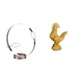 thumbnail image 1 of Soporte De Hierro Para Botellas De Vino, Organizador De Exhibición De Vino Tinto Y Bebidas Para Adultos, Almacenamiento De Metal, Figura De Pollo, Decoración Feng Shui, Estatua De Gallo,, 1 of 8
