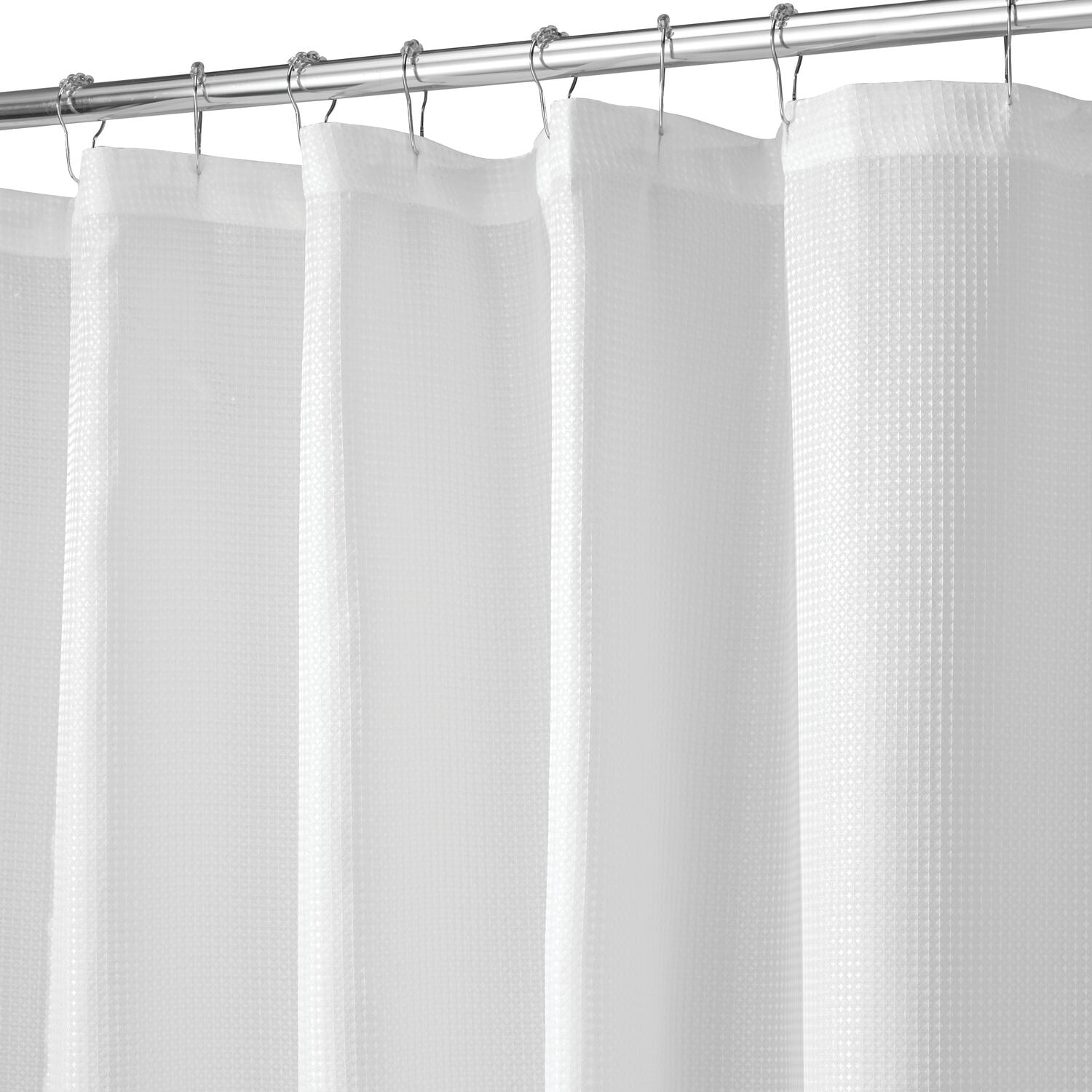 Interdesign Carlton Fabric Shower Curtain Wide 108 X 72 White Com Interdesign Carlton Fabric Shower, 108 Shower Curtain Fabric
