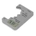 thumbnail image 1 of Probador De Batería Digital, Probador De Batería Universal Fácil Operación Carcasa De ABS Pantalla LCD Compacta En Tiempo Real Gris Para Baterías C AA AAA D N 9V 6F22 ANGGREK Battery Monitor, 1 of 8