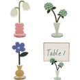 thumbnail image 1 of Juego de 3 soportes para notas de escritorio de 3 estilos, soporte para fotos con forma de flor para el hogar, la oficina, tarjetas de notas con fotos, papel, notas, postales., 1 of 5