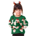 thumbnail image 1 of WEAIXIMIUNG Robe Chandail Grande Taille Travail Filles Mode Décontractée Col Rond Manches Longues Hiver Chandail de Noël Fête de Noël Chandail Tricoté, 1 of 8