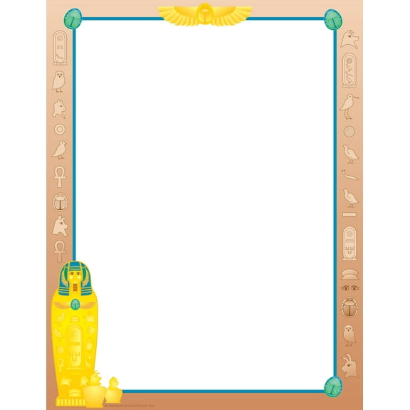 SHAPES ETC. Designer Paper - Egyptian (50 Sheet Package)