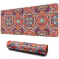 thumbnail image 1 of Bring Color to Your Desk with Performore Mouse Pad: Beautiful Mandala Design, Non-Slip Base, Perfect for Gaming and Office, 31.5x11.8 Inch, 1 of 7