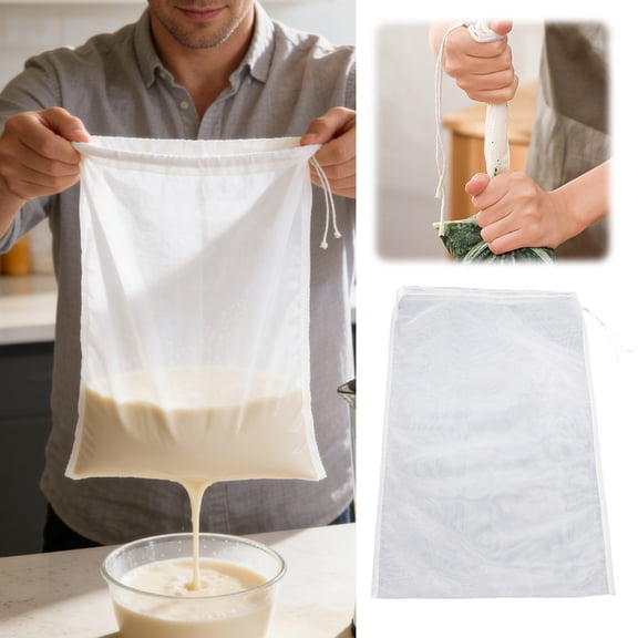 Nylon Brew Bags, Fine Mesh Brewing Bag Reusable Cold Brew Bags, 11.8 x 7.9 Inch Straining Bag for , , Cider, Mesh Strainer Steeping Bags