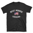 thumbnail image 1 of West Monroe Louisiana Patriot Men's Cotton T-Shirt, 1 of 1