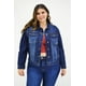 thumbnail image 5 of Chamarra denim clásica Tallas Extras, 6476 (Dark) azul 40 Roman Fashion CH-BAL-6476-DARK, 5 of 7