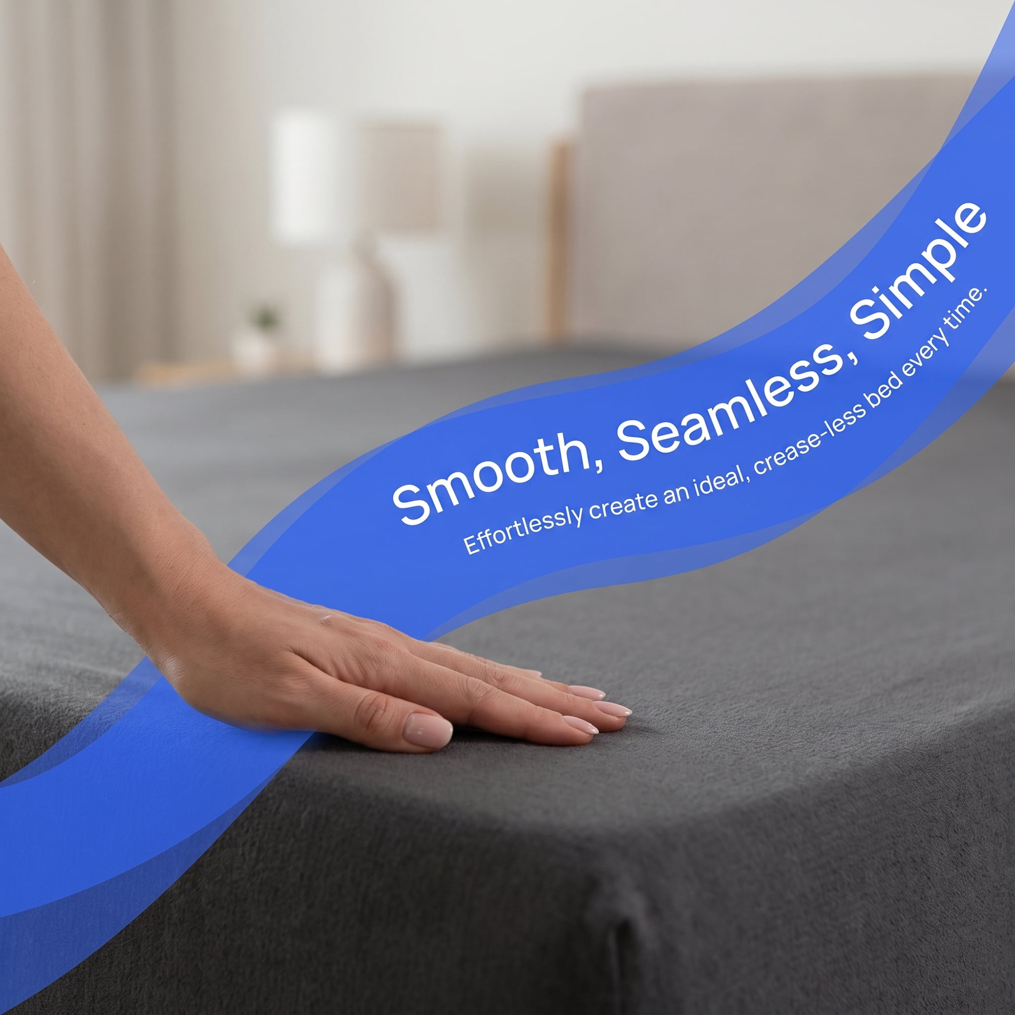 Unique Bargains Microfiber Breathable Flat Bed Sheet Cozy Bedding for Bedroom Dark gray 79"x91"